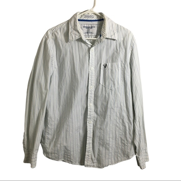 American Eagle Vintage Fit Button Down Shirt Sz Large American Eagle Vintage Fit Button Down Shirt Sz Large